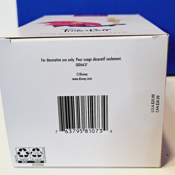 Hallmark Keepsake 2023 Disney Tinker Bell Pixie-Dusted Poinsettia Ornament - Picture 7 of 8